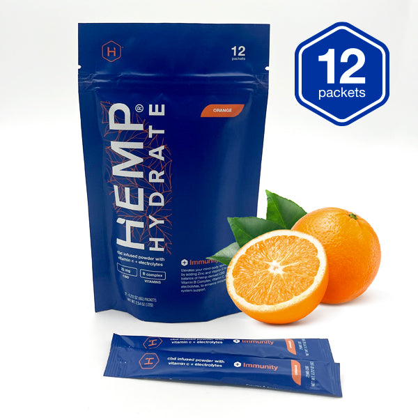 Orange Flavored CBD Powder – Hydration + Recovery Boost